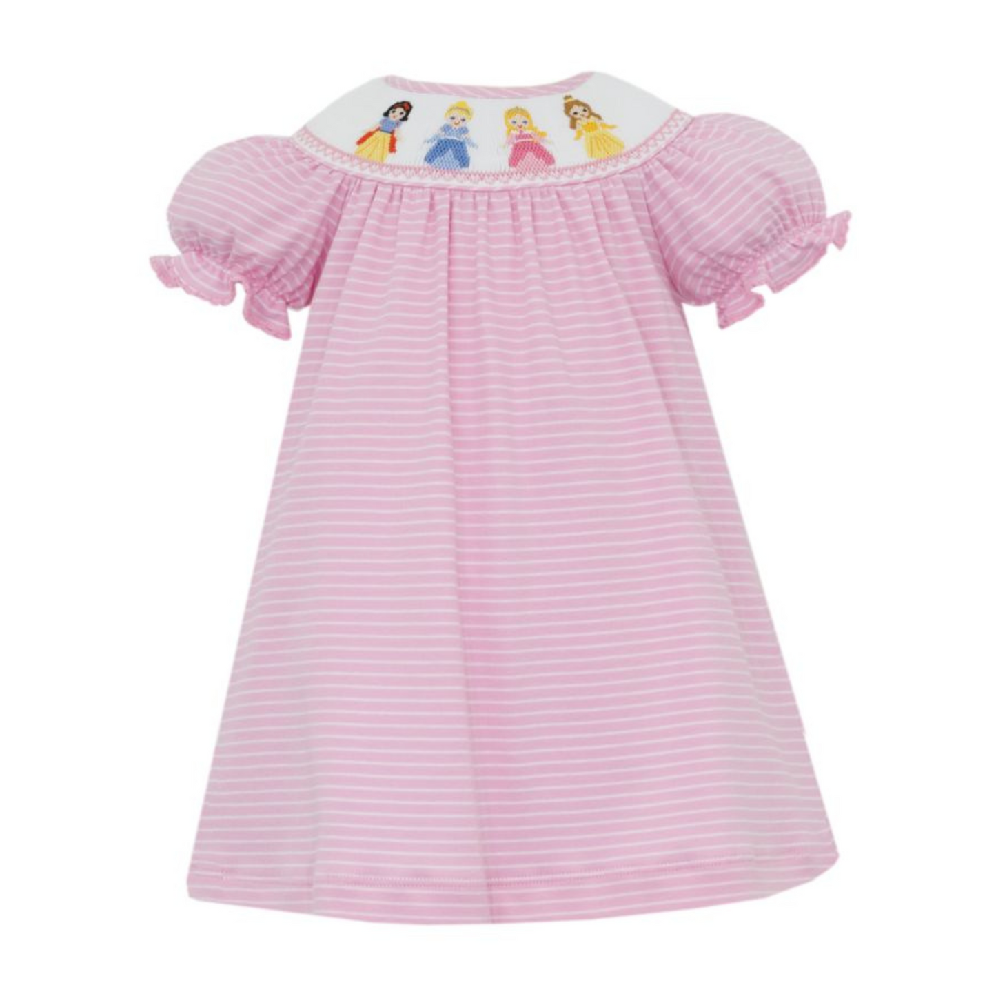 Princesses pink stripe s/s bishop