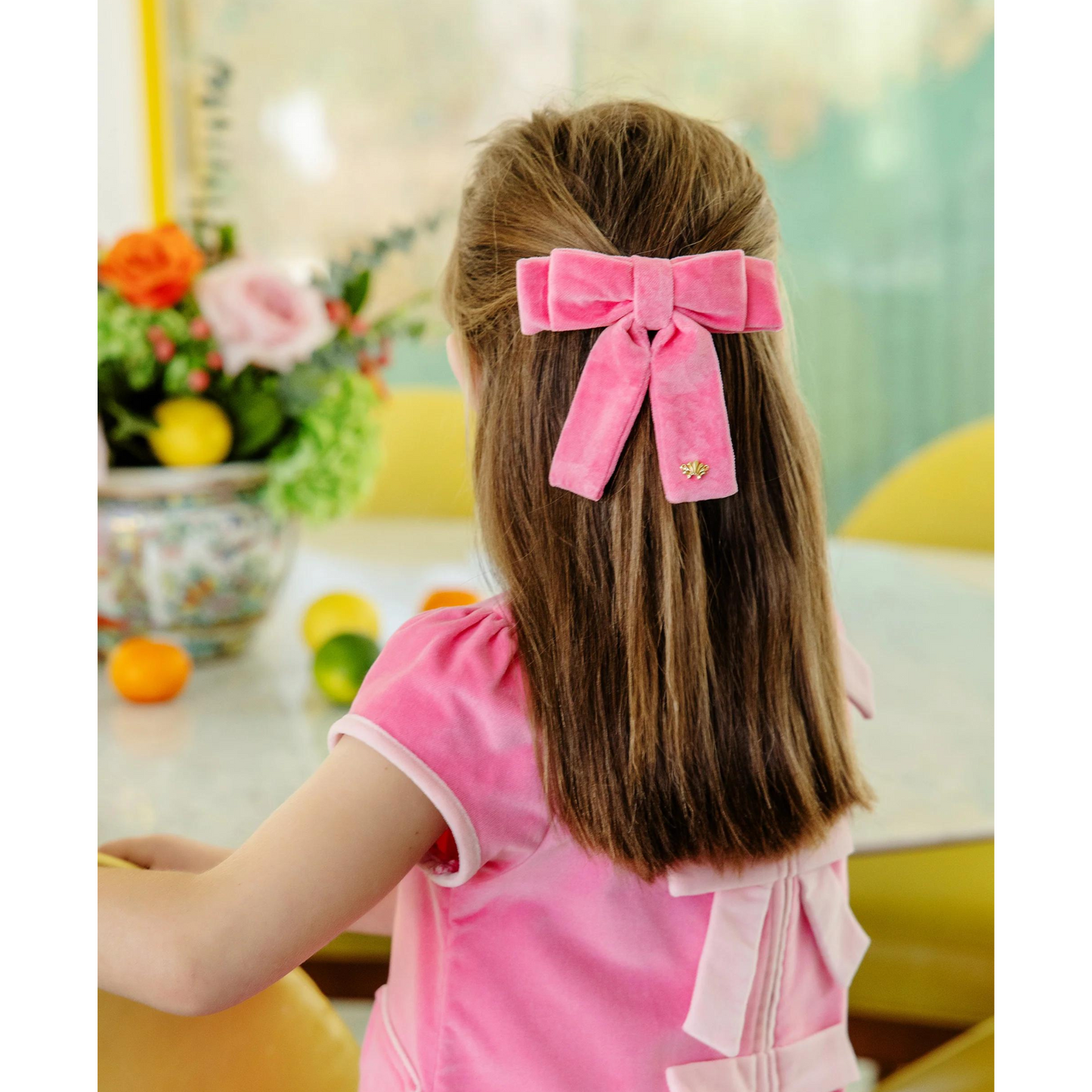 Antoinette barette - romany rose