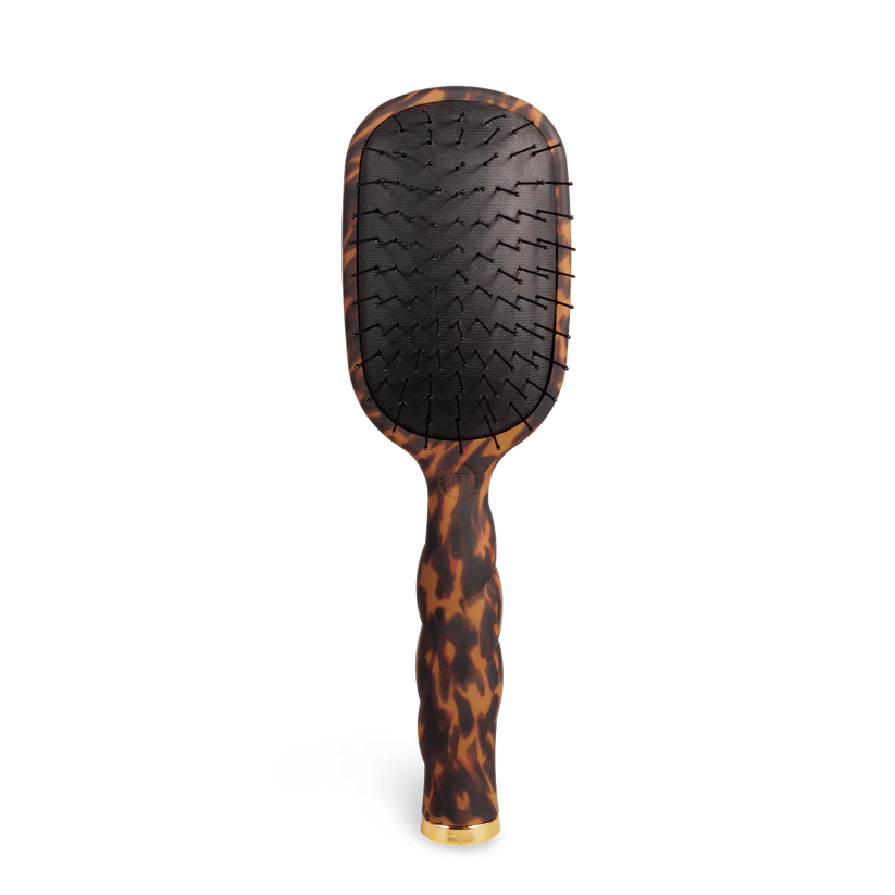 Detangler brush for fine hair - tortoise