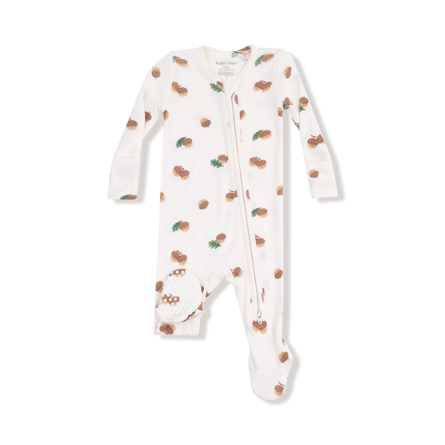 Tiny acorns 2 way zipper footie