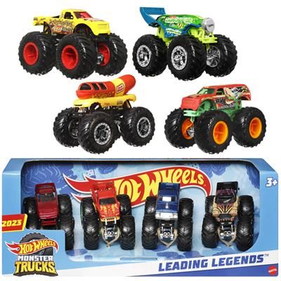 Hot wheels monster truck 4 pk