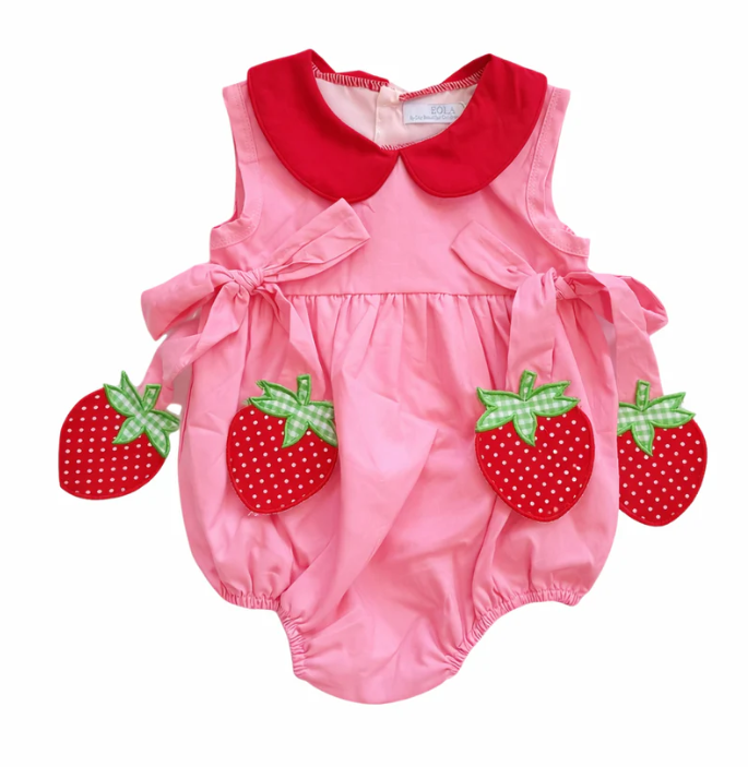 Strawberry side tag bubble