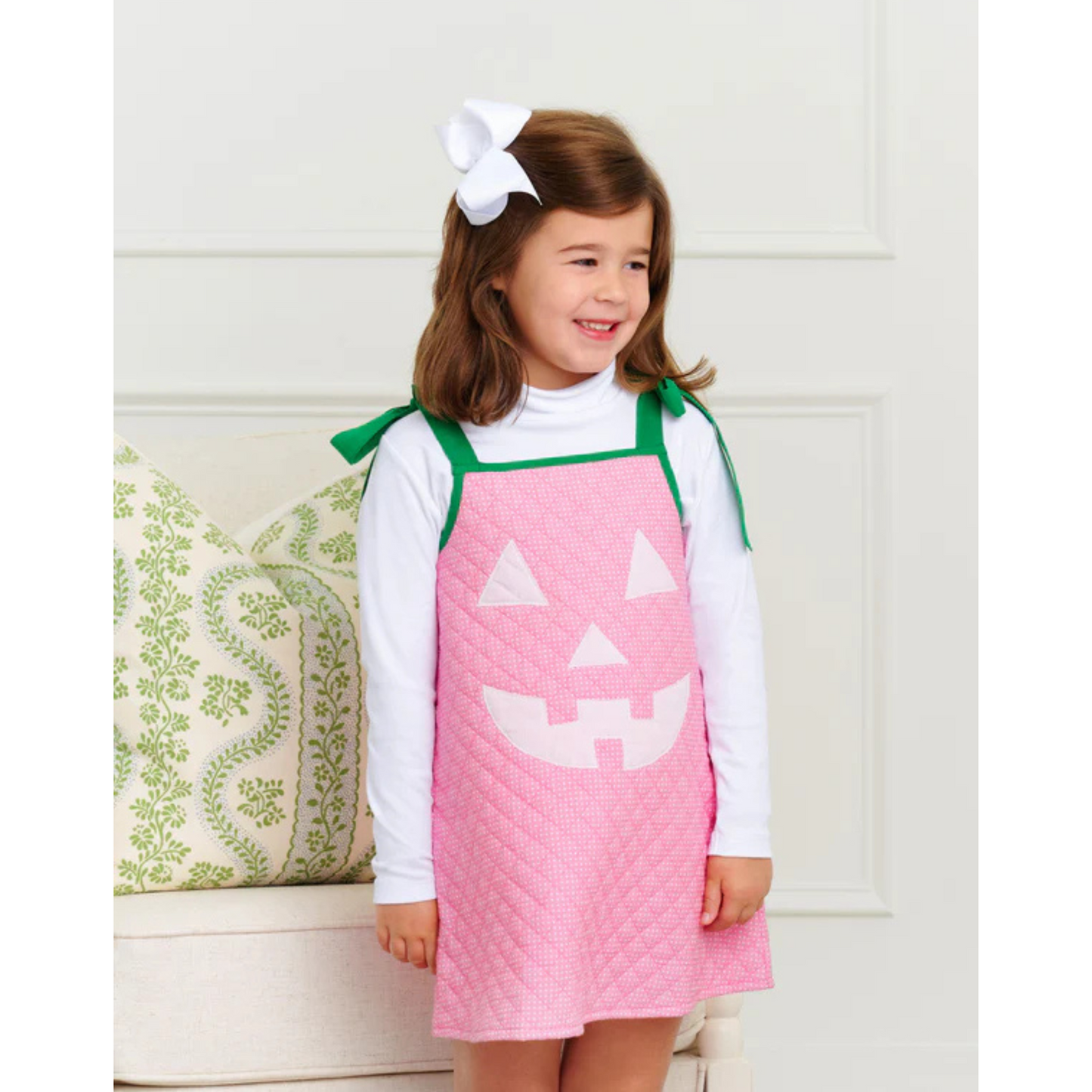 Pumpkin costume dress- hamptons hot pink