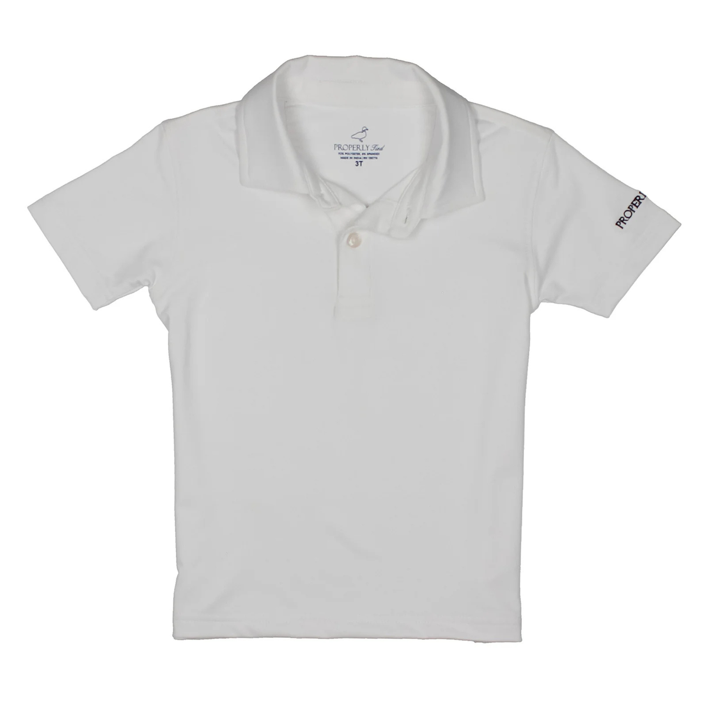 Academy polo - white