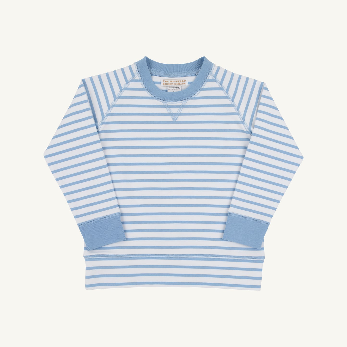 Cassidy comfy crewneck - sarasota sky stripe