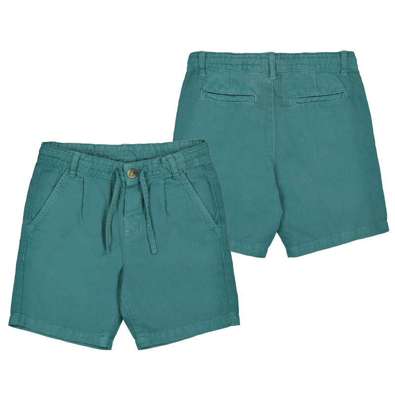 Linen shorts - seaweed