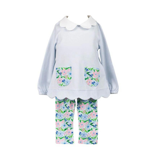 Flanders poppy tunic set w. leggings