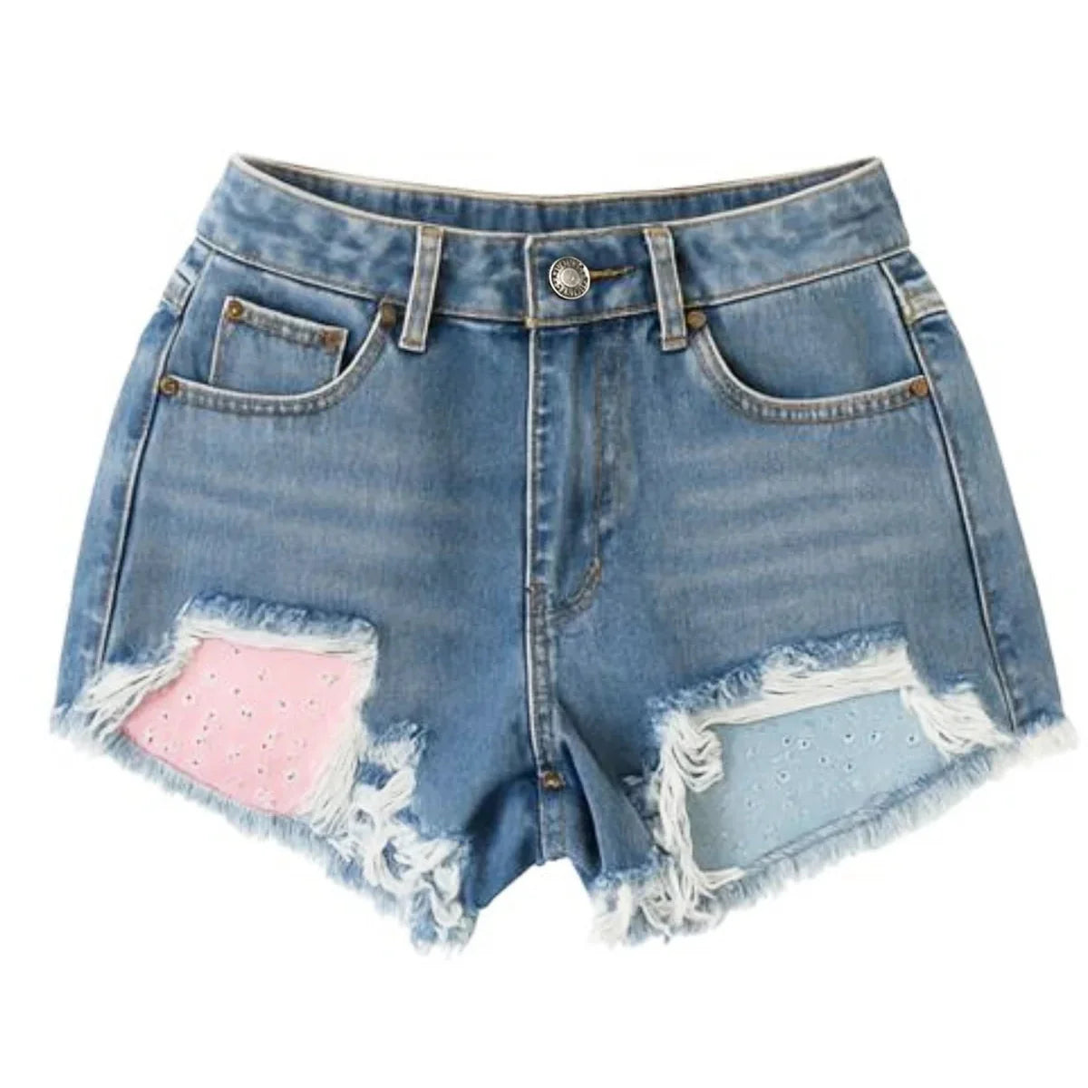 Malibu shorts - pastel bandana