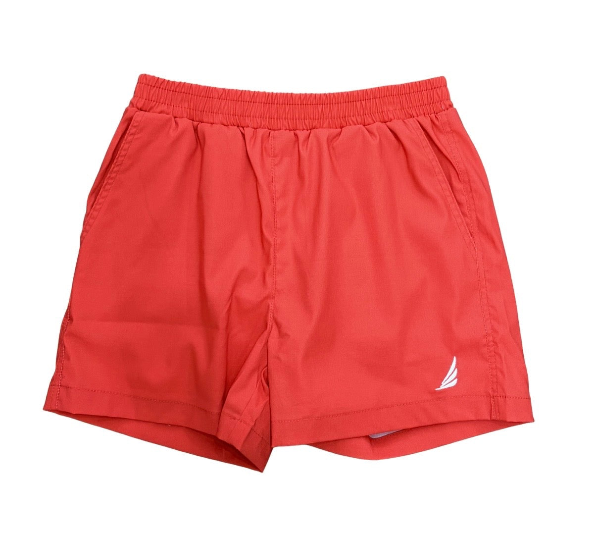 River shorts - solid red