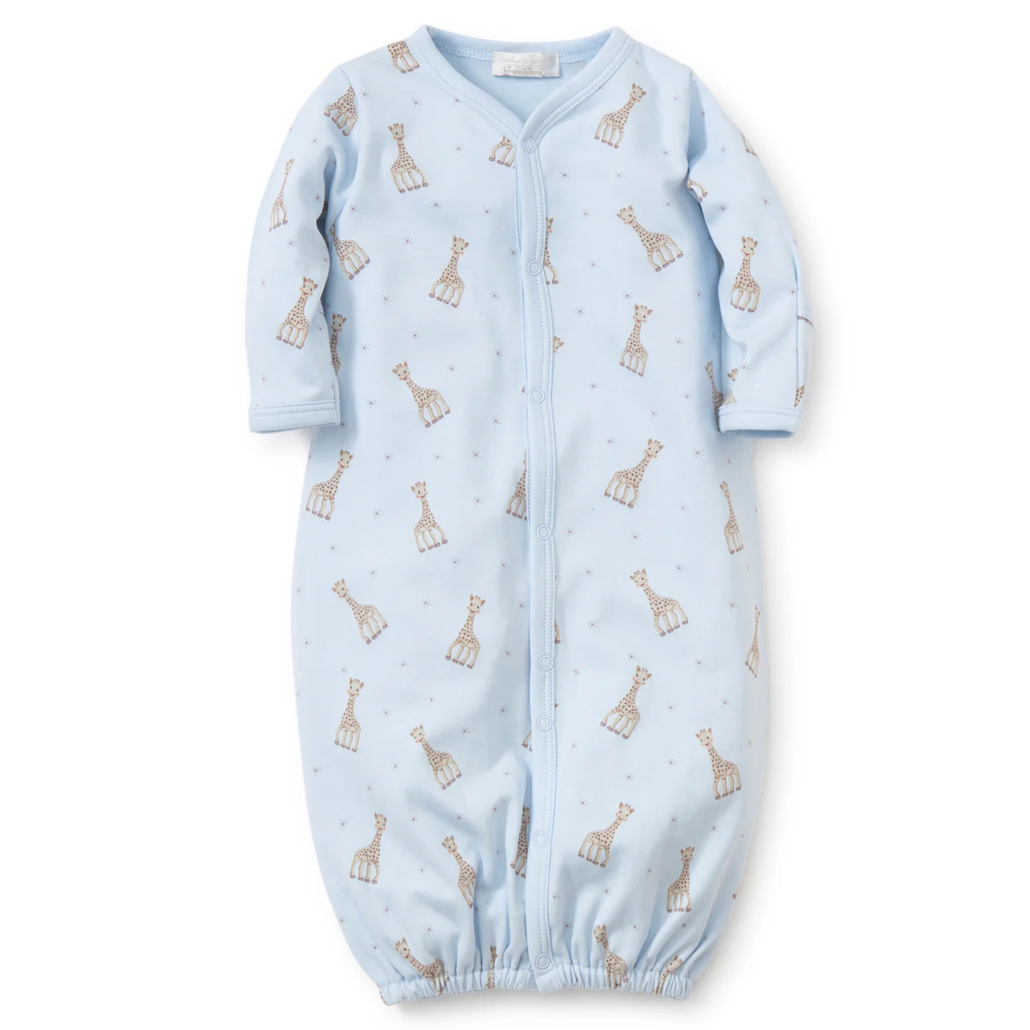 Sophie la girafe conv. gown - light blue
