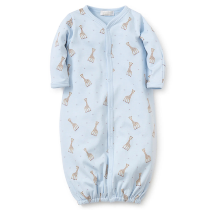 Sophie la girafe conv. gown - light blue