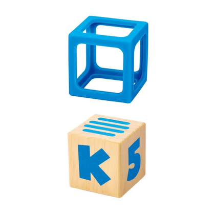 Grip-n-stack silicone & wood blocks