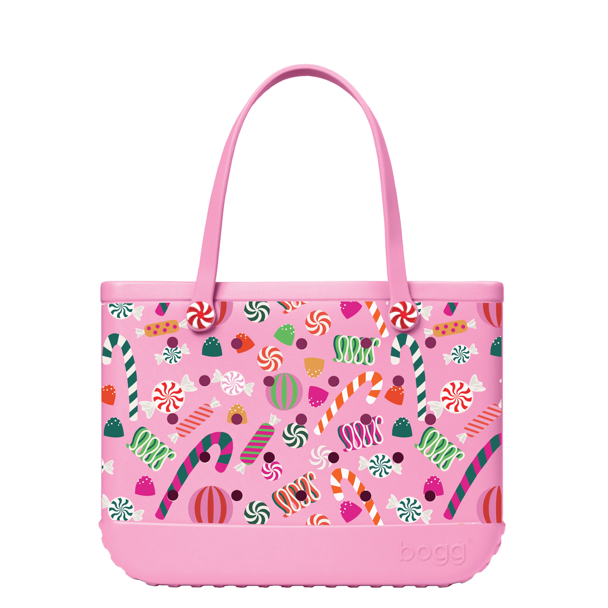Candy coated bogg bag - blowing pink bubbles