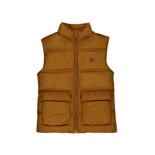 Puffer vest - mud