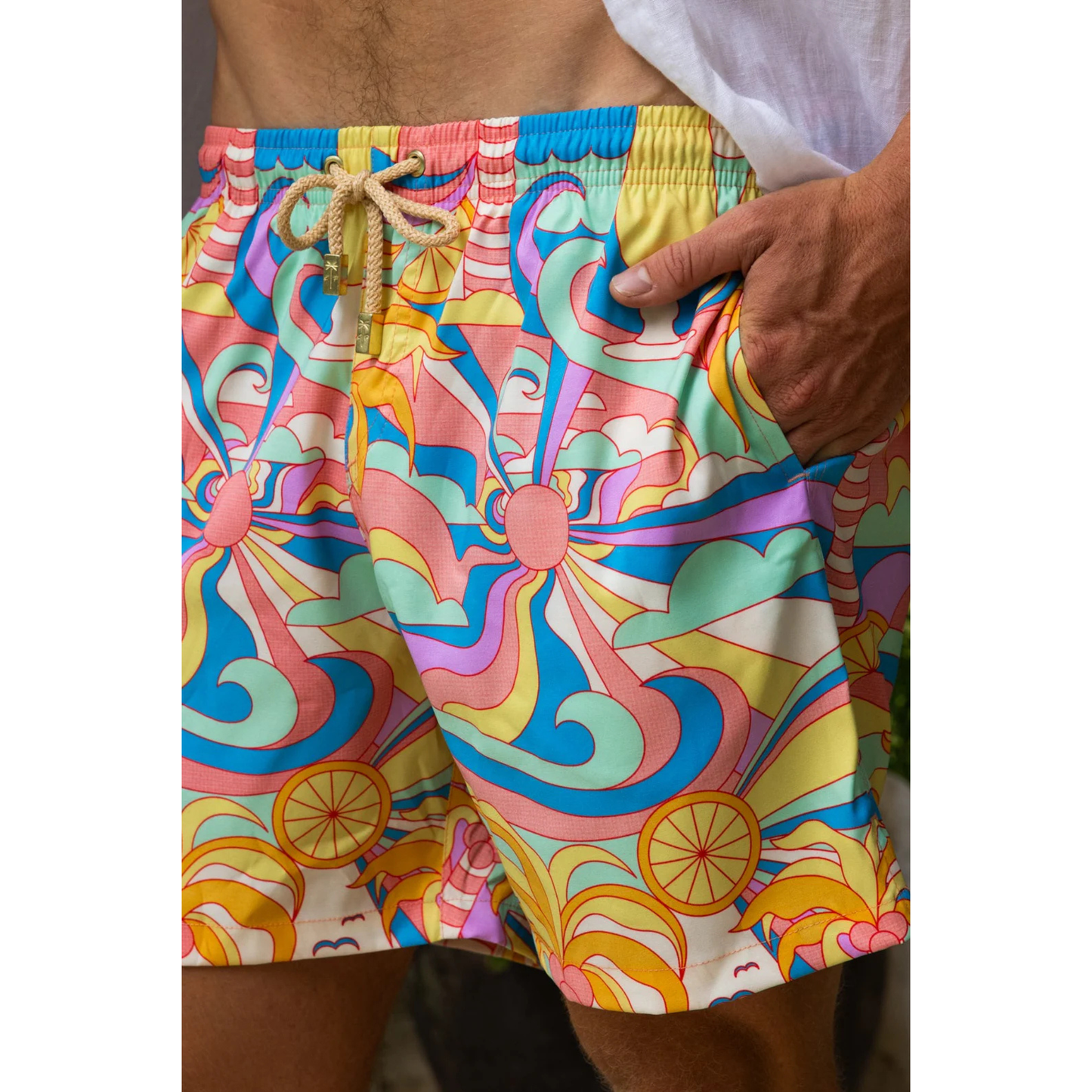 Paradiso swim trunks - yellow