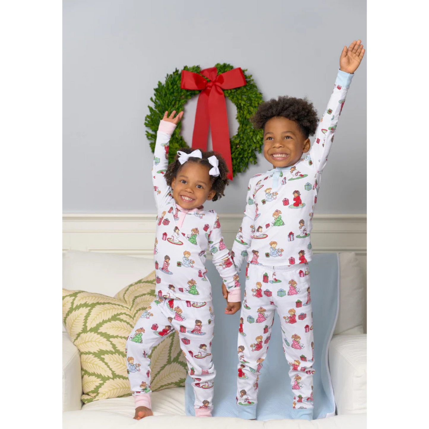 Sutton's sweet dreams set - holiday patience and prayers blue