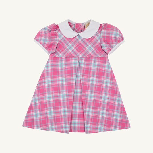 Princess pleat dress - brenton point plaid