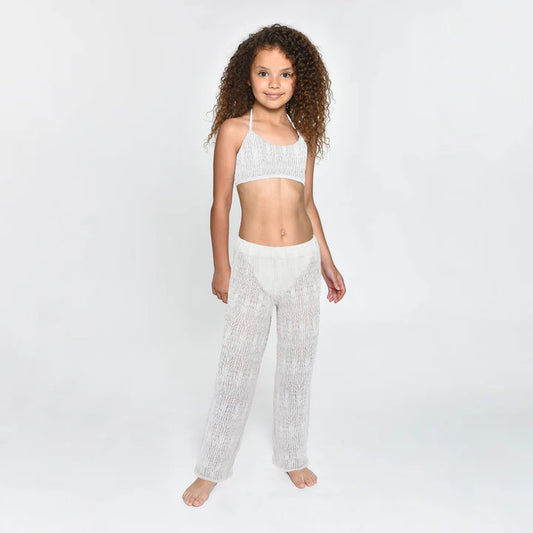 Evy pants - ivory weave