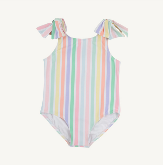 Edisto beach bathing suit - southampton stripe