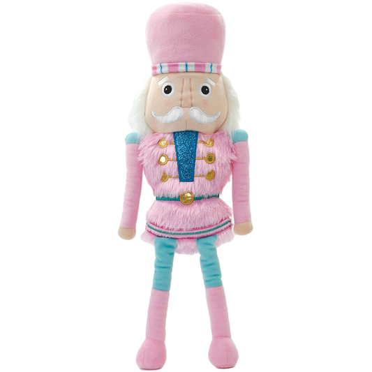 Pink nutcracker plush