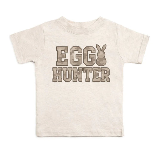 Egg hunter camo s/s tshirt - natural heather
