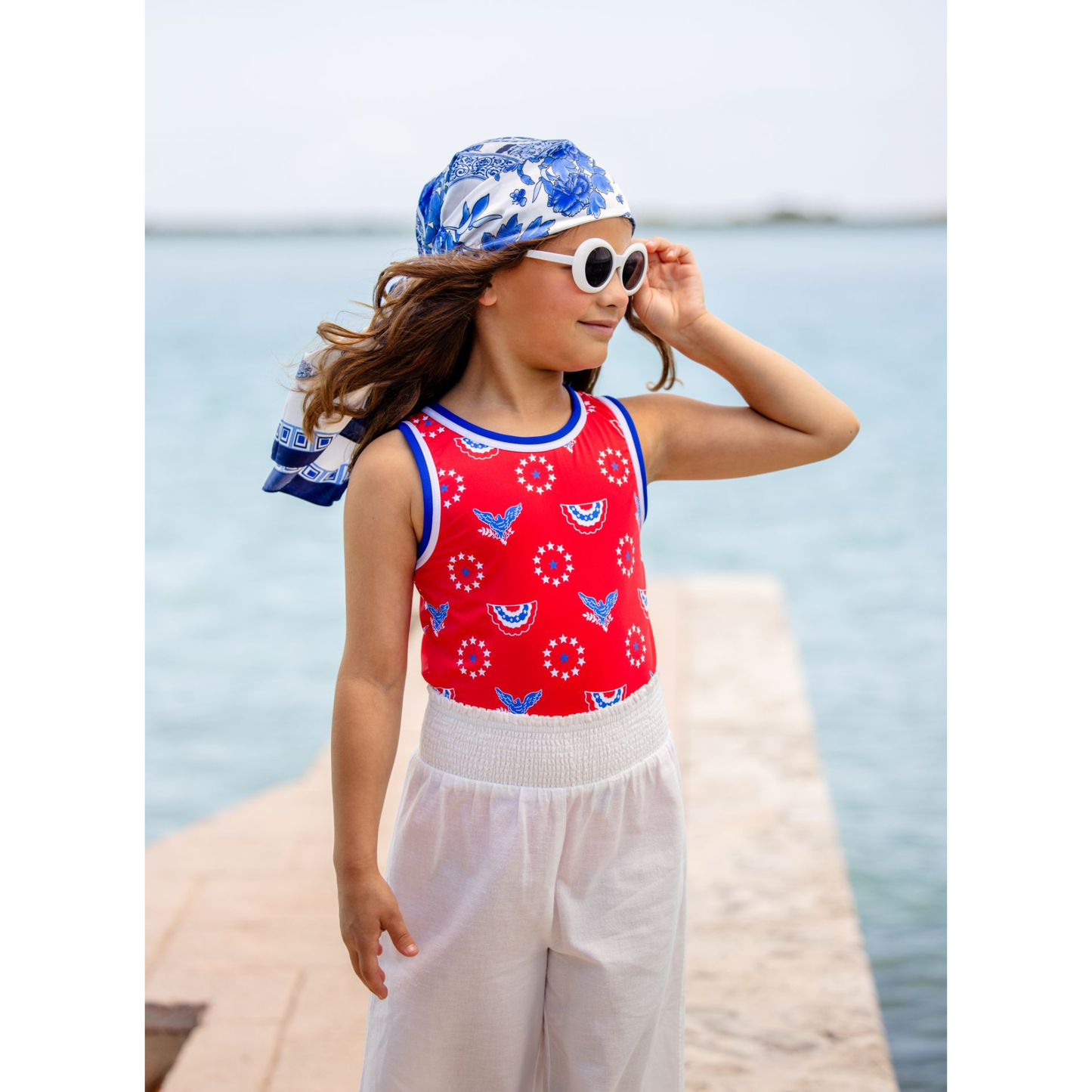 Samantha swimsuit - star spangled swag