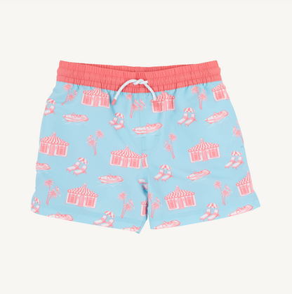Tortola swim trunks - parrot cay canopy