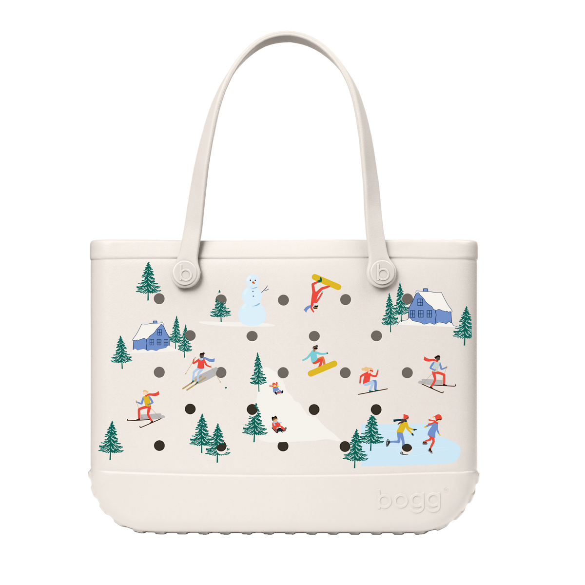 Hit the slopes bogg bag - coconut