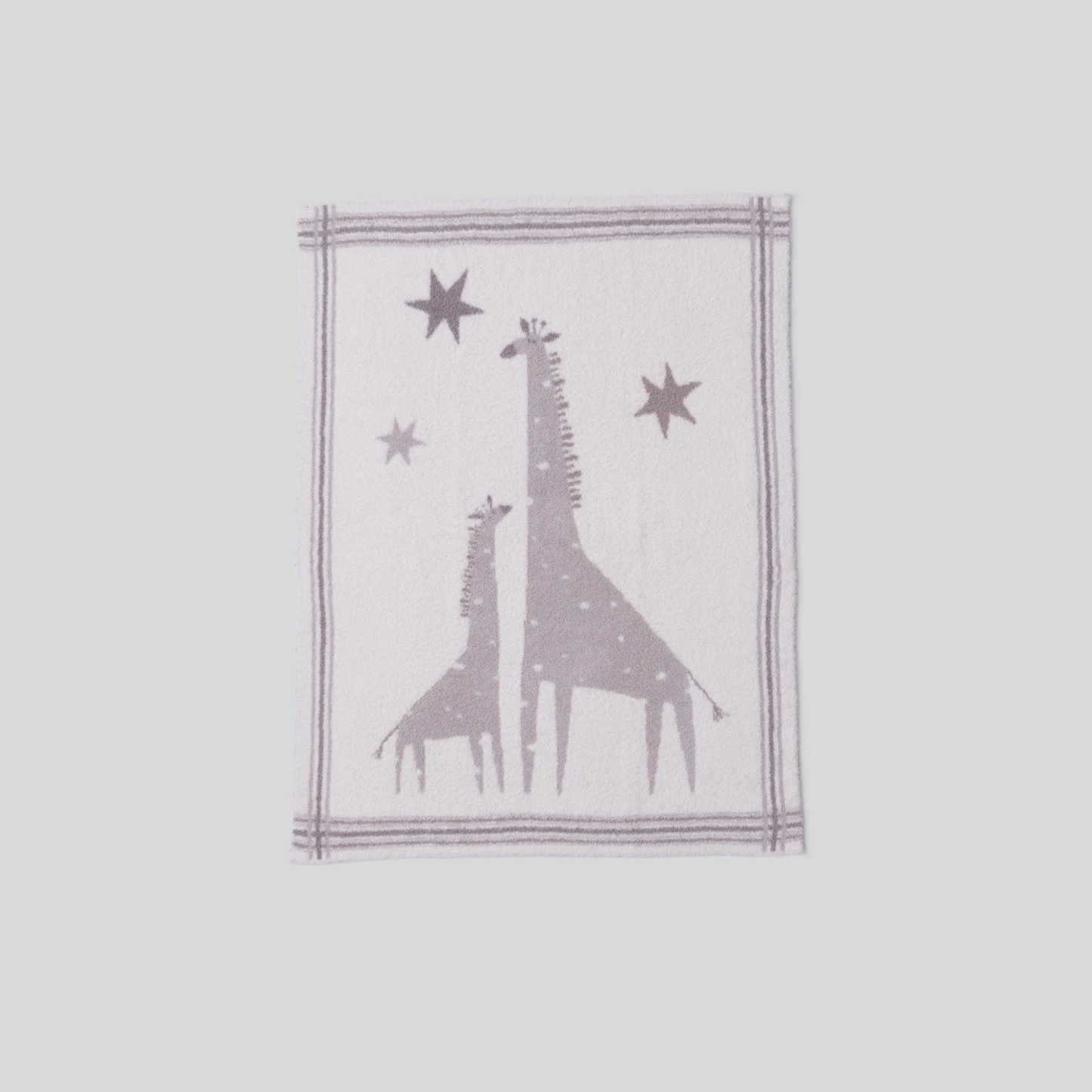 Giraffe stroller blanket - rain drop multi