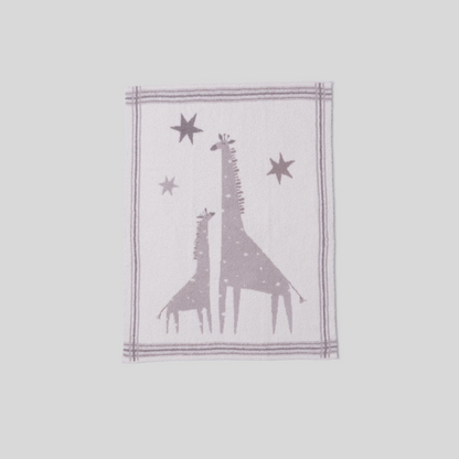 Giraffe stroller blanket - rain drop multi