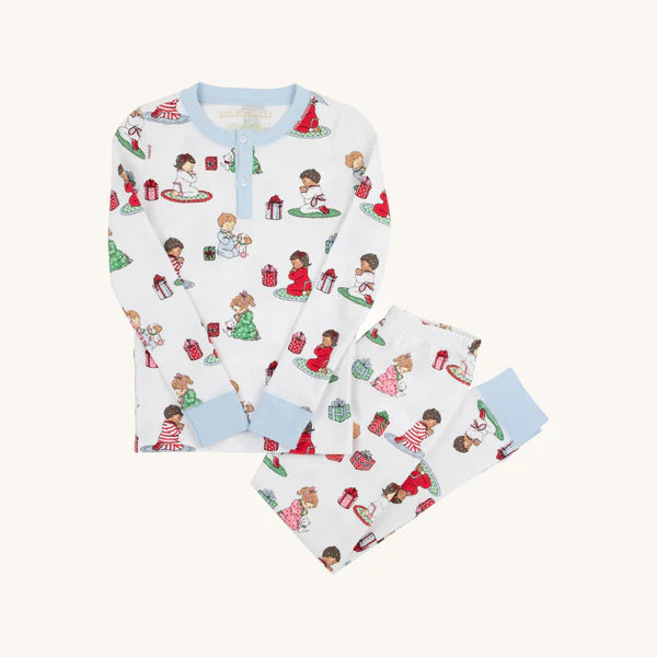 Sutton's sweet dreams set - holiday patience and prayers blue