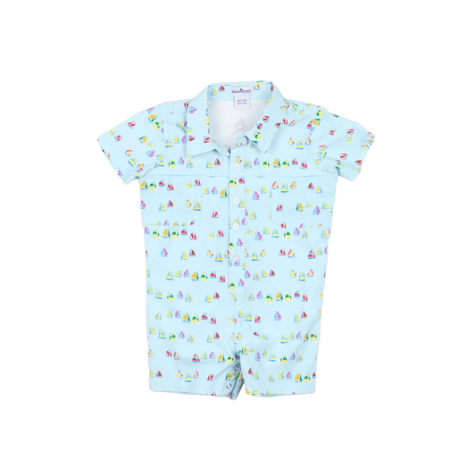 Everyday romper - boat race