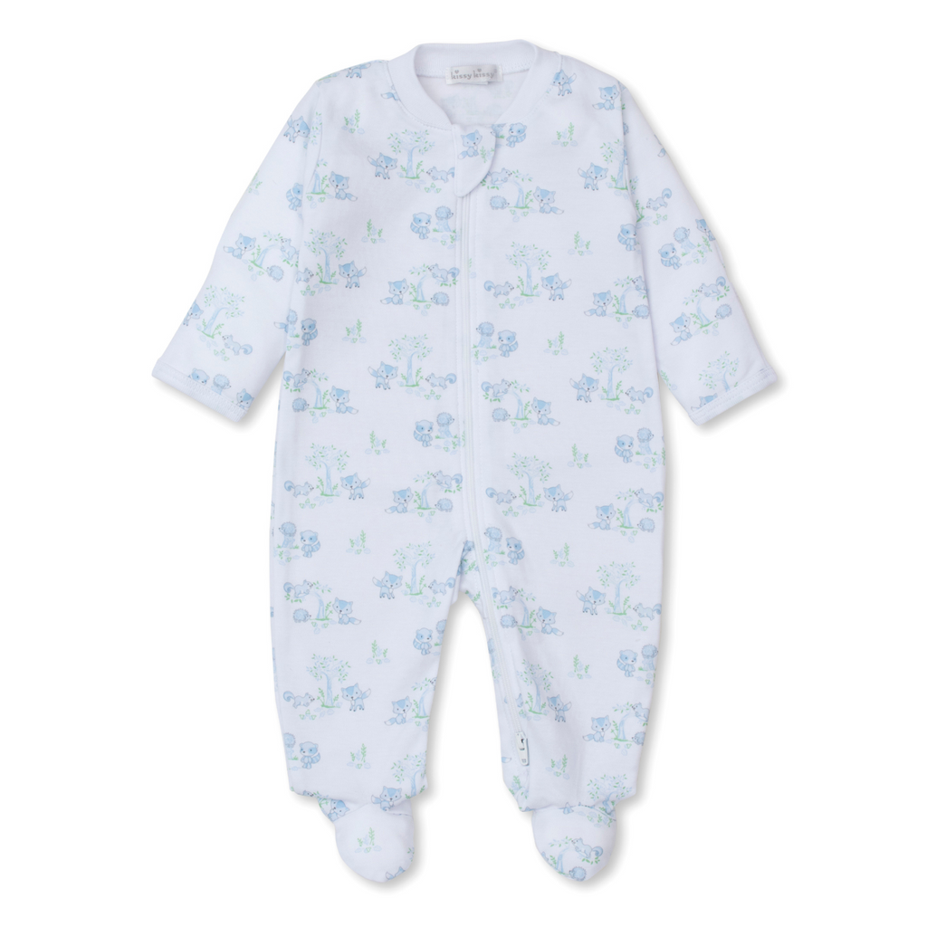 Forest fun footie - blue