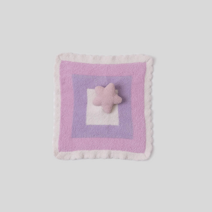 Baby space star lovey - dusty rose
