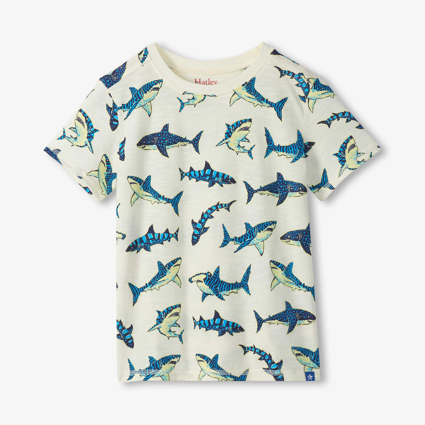 Sharks graphic tee - glow in the dark