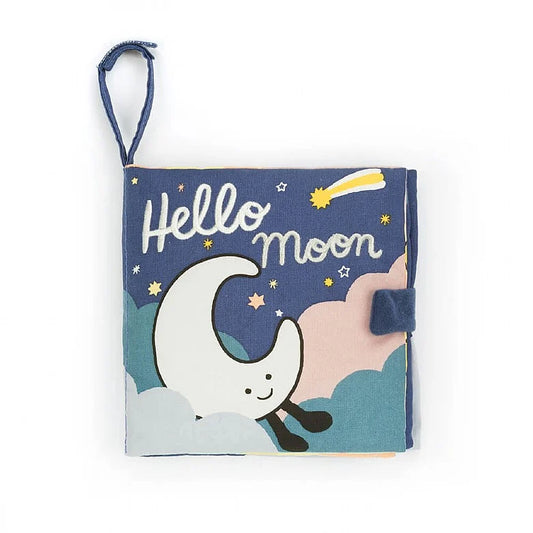 Hello moon fabric book