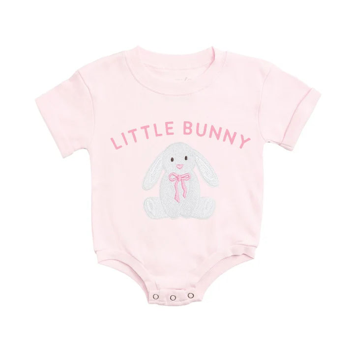 Little bunny s/s romper - ballet