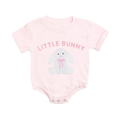 Little bunny s/s romper - ballet