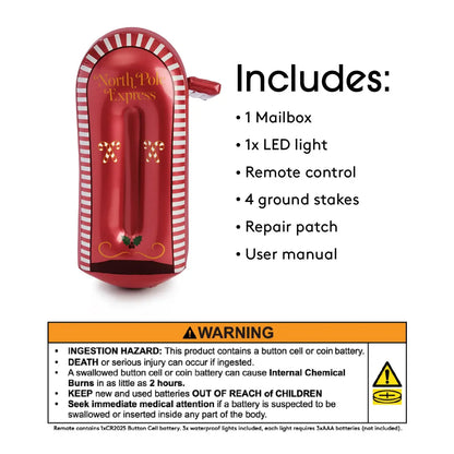 Santa's infaltable mailbox