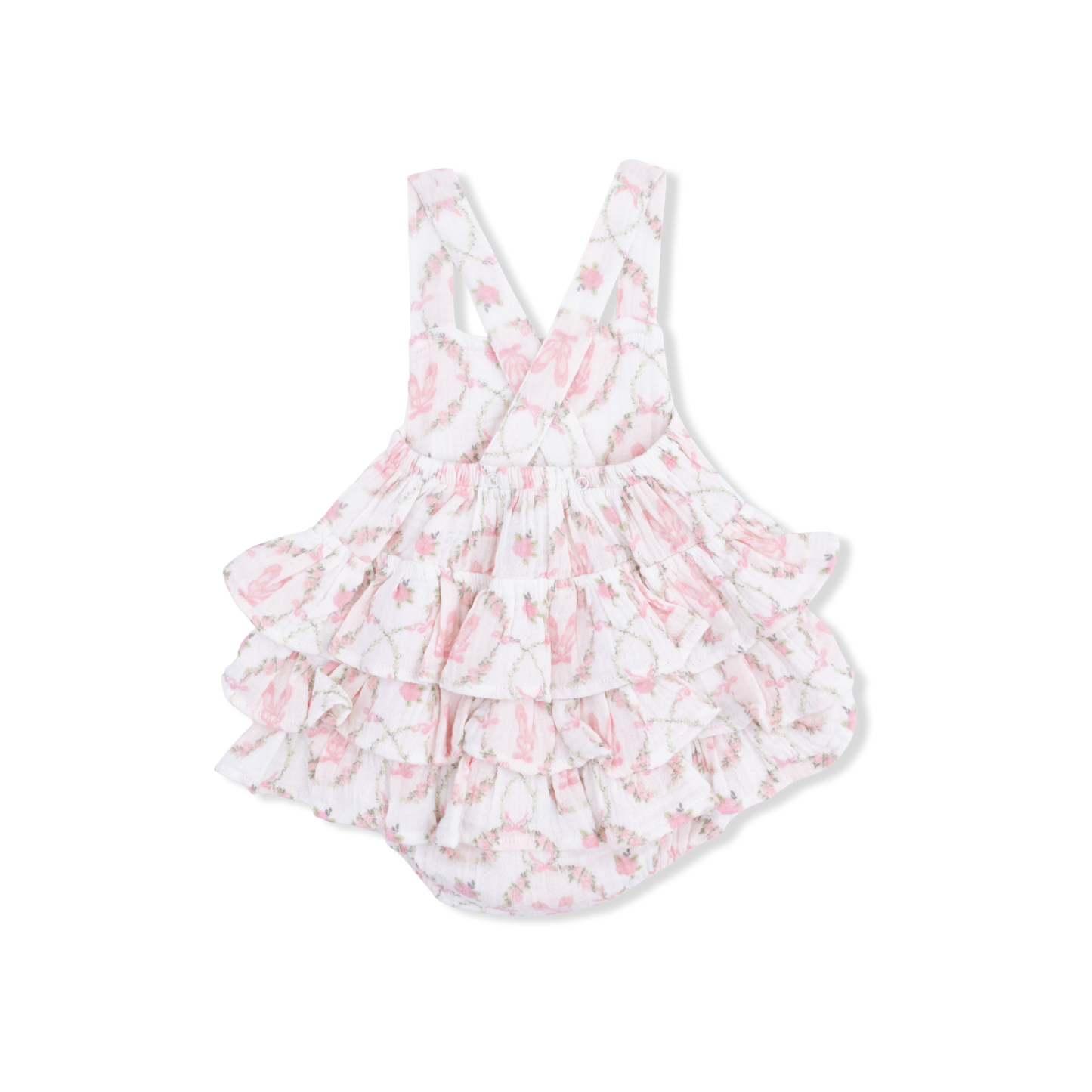 Cameo ballet shoes ruffle sunsuit