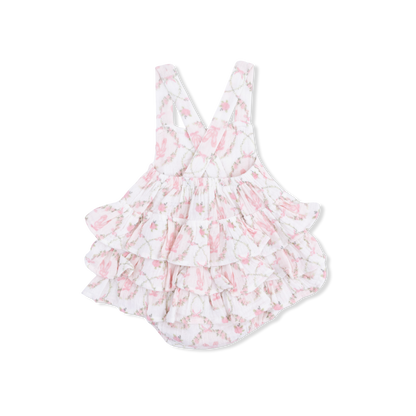Cameo ballet shoes ruffle sunsuit