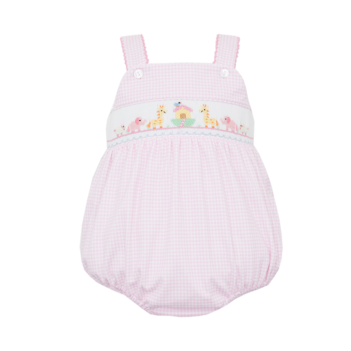 Noah's ark sunbubble - pink gingham