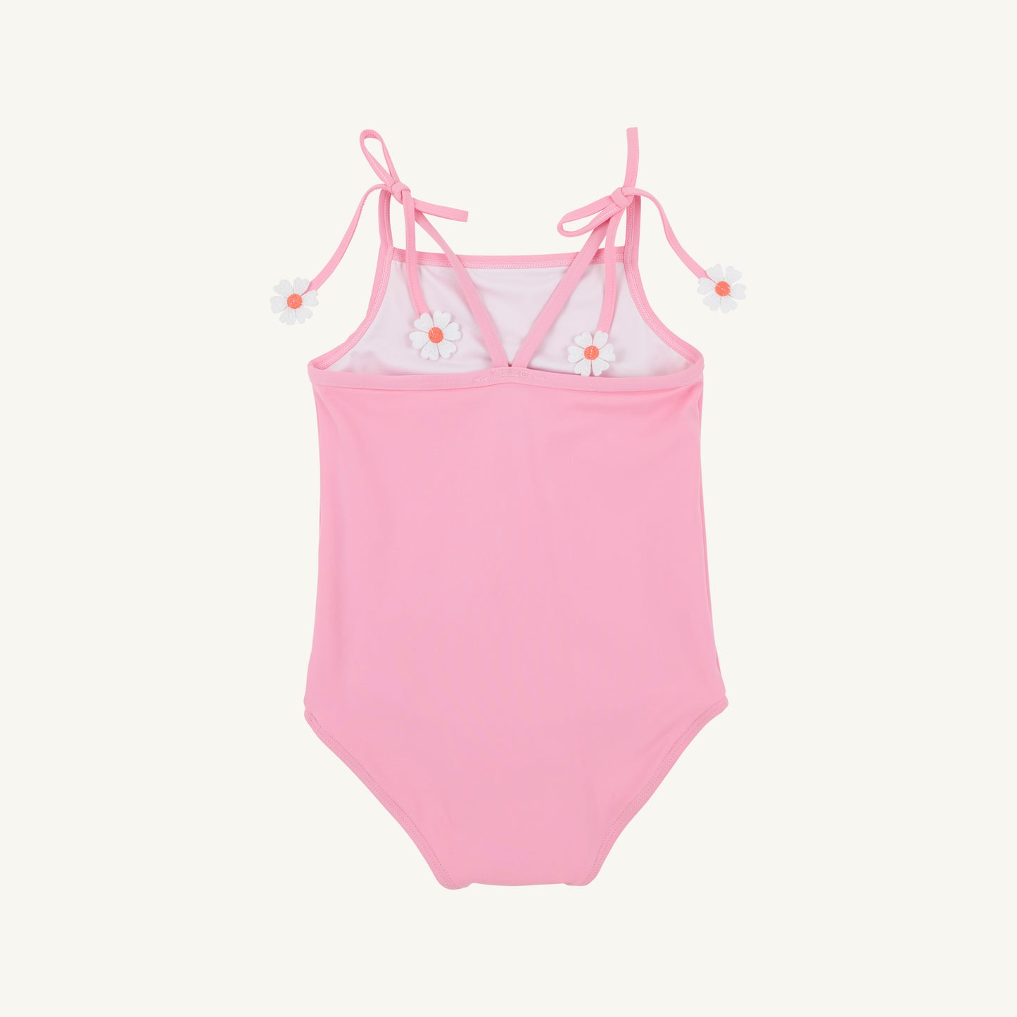 St. Lucia swimsuit - flowers/hamptons hot pink