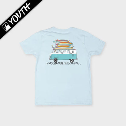 Have boards will travel tee