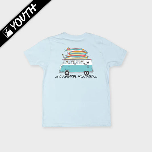 Have boards will travel tee