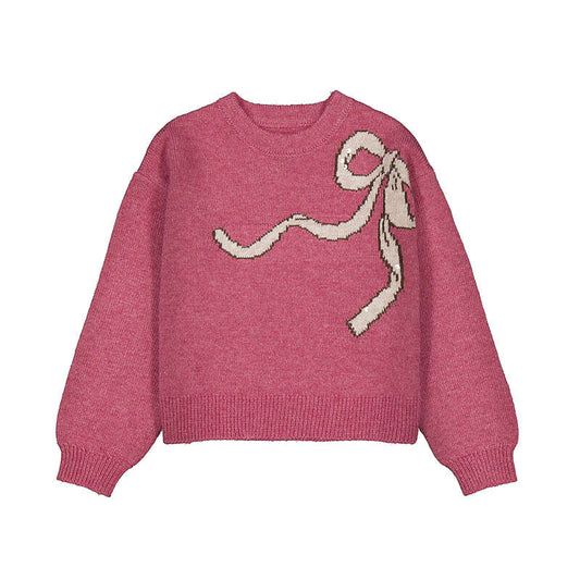 Bow sweater - pink