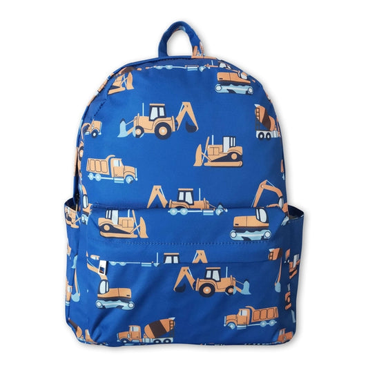 Blue construction backpack