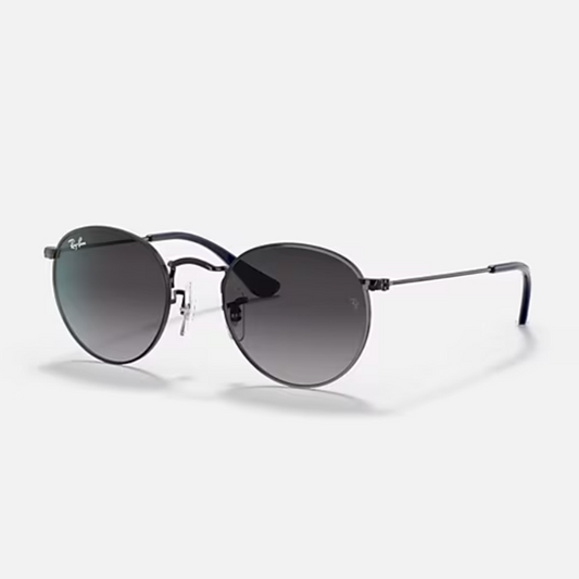 Rayban Round sunglasses - matte black/gradient grey