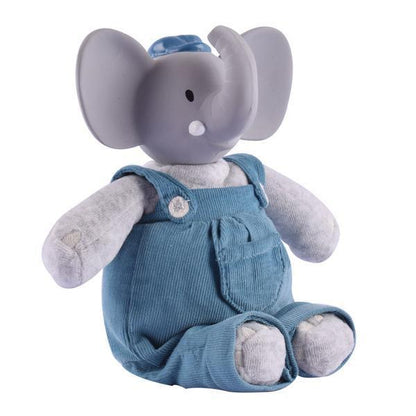 Alvin the elephant organic toy w,. rubber head