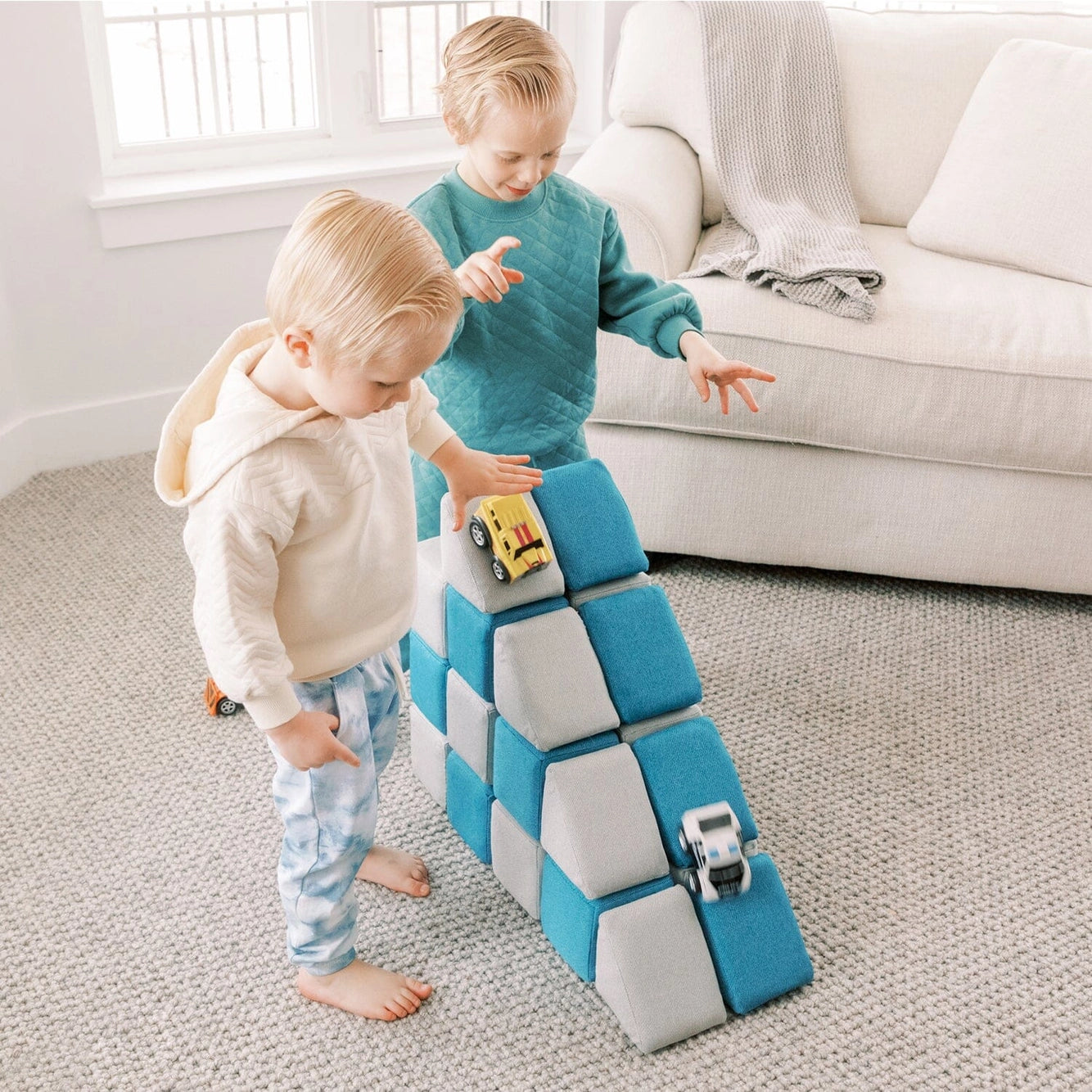 MagnetBlox standard set V2 - blue and gray